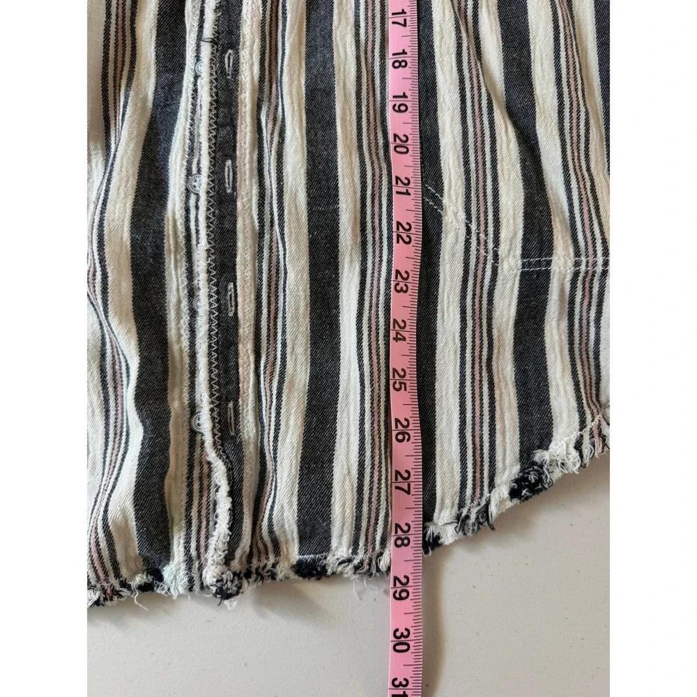 NWOT We The Free People Summer Daydream‎ Stripe Buttondown Shirt XS